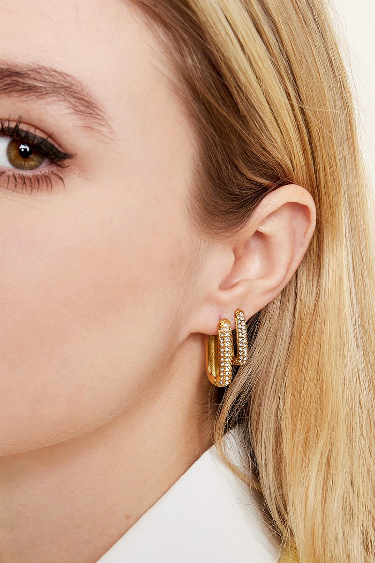 Oorbellen Shimmer Spark Stainless Steel