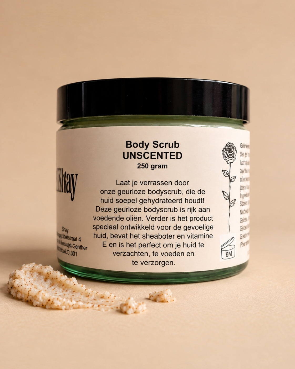 Body Scrub Unscented (geurloos)