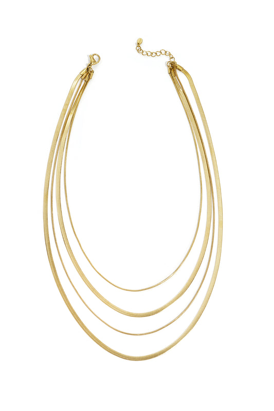 Gelaagde visgraat kettingen