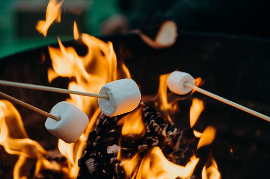 Snapbar Marshmallow at the fire