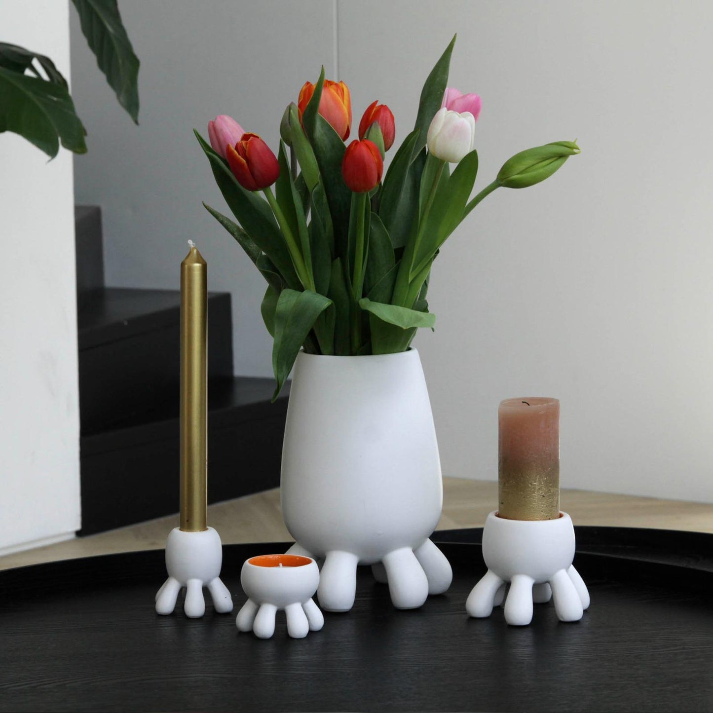 Limited Edition Vaas & Kaarshoudersset
